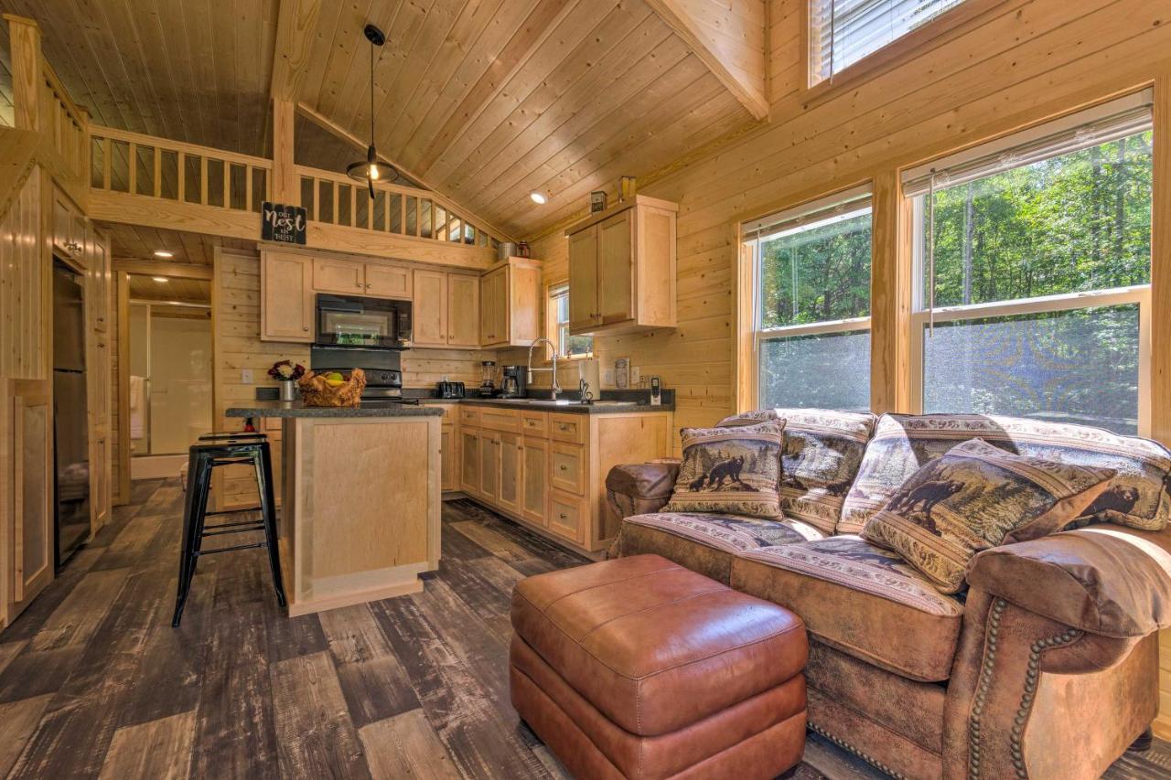 Quaint Mtn Cabin Tiny Living Near Big Adventure Бревард Екстер'єр фото